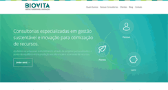 Desktop Screenshot of biovita.com.br
